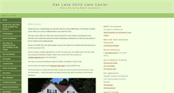 Desktop Screenshot of oaklaneccc.org